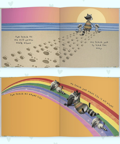 Alternative view of Dear Daddy Love From Us Book